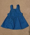 Rare Vtg Rugrats 1998 Nickelodeon Blue Dress Girls Sz 2t Embroidered W Pockets