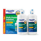 Equate Multi-purpose Solution Soft Contact Lenses Removes Protein Twin Pack 2 Ct
