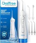 Water Dental Flosser Cordless For Teeth Cleaning - 4 Modes Oral Irrigator 300   