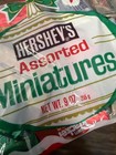 Vintage 1989 Hershey   s Assorted Miniatures Christmas Candy 9 Oz Sealed