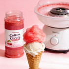Cotton Candy Sugar Floss Variety Pack - Grape  Raspberry   Cherry Flavors    