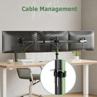 Upgravity Triple Monitor Desk Mount three Monitors Stand Fits 3 Screens Up