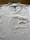 Vintage 1980s Apple Macintosh Logo Pocket T-shirt Adult Large