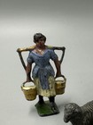Vintage Johillco Lead Farm Figures Lot Milkmaid Cows Sheep Pig John Hill England