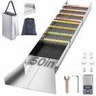 Compact 50  Folding Aluminum Sluice Box For Gold Panning  Prospecting   Dredging