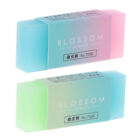 1x Soft Durable Flexible Cube Jelly Colored Pencil Rubber Eraser Stationery Gift