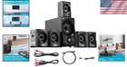 Bluetooth Home Theater 5 1 Speaker System With Subwoofer Fm Usb Sd Remote