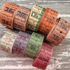 90 Vintage British Bus Tickets  Various Colors  Uk Ephemera  Transportation Lot