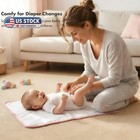 Portable Diaper Changing Pad  Waterproof Baby Changing Mat With Wrist Strap