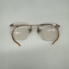 Shuron 1 10 12k Gold Filled Gf Eye Glasses Frames Only parts W  Case Vtg  read 
