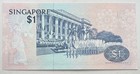 1976 Singapore One Dollar Bill- Unc  1 Bird Note - World Banknote -free Shipping
