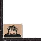 New Rubber Stamp  James Dean Movie Star Man Film Head Face People Eyes Peek Sm