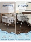 Beka Bassinet Bedside Sleeper For Baby  2 In 1 Baby Crib For Newborn 