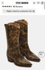 New Steve Madden Albany Distressed Boots Size 9 5