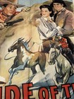 Pride Of The Plains 1944 Movie Poster Original 27x41 Cowboy Western