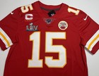 Large Patrick Mahomes  15 Vapor Limited Jersey Super Bowl Liv 54 Stitched Chiefs