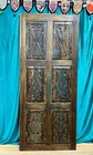 Vintage Jeweled Carved Door Solid Wood Barn Door Rustic Farmhouse Door Panel 84