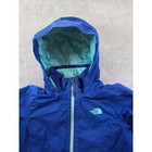 The North Face Jacket Womens Blue Dryvent Hooded Rain Coat  read