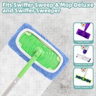 Reusable Mop Pads Compatible With Swiffer Sweeper Mop  6 Pack  Blue
