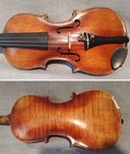 German 1 8 Size Violin  Vintage Flame Maple  1920s Strad Design  Case   Bow