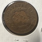 1827 Coronet Head Large Cent Brown Copper Philadelphia Business Strike Km 45
