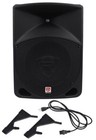 Pair Rockville Power Gig Rpg10 10  Powered Active 1200 Watt 2-way Dj Pa Speakers