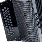 Hohner Corona C-ii Diatonic Accordion Gcf - Silver Rainbow W bag