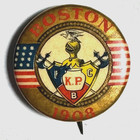 1908 Knights Of Pythias Boston Ma  1  Celluloid Pinback
