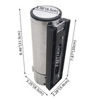 Soap Dispenser 400ml Pump Bathroom Head Shampoo Single Mounted Wall    