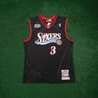 Allen Iverson Signed M n Authentic 2001 Philadelphia 76ers Nba Finals Jersey Jsa