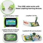 2 Pack  Usb Cable For Leapfrog Leappad Ultimate ready For School academy Tablet