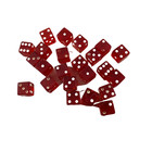 Lot Of 23 Estate Vintage Matching Red W White Dots Dice