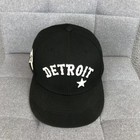 Detroit Stars Hat Cap Fitted Mens 7 1 2 Black Negro Leagues Baseball Ebbets