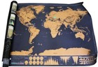 Scratch Off World Map Poster Brand New Gift