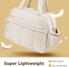 Quilted Weekender Bags Travel Duffel Bag Lightweight Workout Gym Carry On Bag