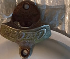 Vintage Coca-cola Silver brown Metal Wall-mount Bottle Opener Soda Theme