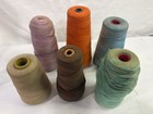 Lot 13 Industrial Wooden Textile Spools Bobbins Thread 5  - 13    Vintage Antique