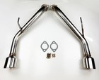 Axle Back Double Wall Dual Tips Muffler Delete Exhaust For Infiniti Q50 2014-24