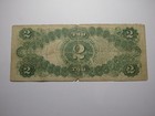  2 1917 Red Seal Large Size Legal Tender Currency Bank Note Bill Fine Usa