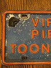 Classic Unknown Thick Metal License Plate Virgle Pirtle Toone  Tennessee Tn