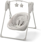 Graco Slim Spaces Compact Baby Swing  Space Saving Portable Bay Swing - New