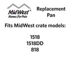 Dog Crate Pan For Midwest   New World Dog Crate  Leak Proof  Size 18  To 54 Inch