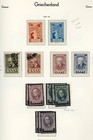 A Fantastic Greece Stamp Collection 1944-1983 On Hingeless Pages Mint Nh   Used   