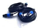 2pack 25 Ft Male Speakon To Speakon Speaker Cables  Audio Cord Dj Wire With Twis