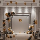 16  Gold Number Balloons Foil Balloon Numbers 0 To 90 Birthday Graduation Party