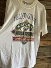 Vintage Yellowstone Graphic Tee Size Xl Short Sleeve T-shirt National Park Usa