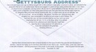 Computer Designed Lincoln   s    gettysburg  Address    Event Cover