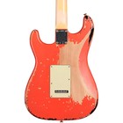 Fender Cs Michael Landau 1963 Stratocaster Relic Guitar Fiesta Red sunburst