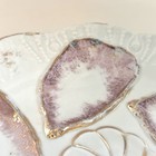 Antique German Porcelian Pearled Oyster Plate C  1800 s Hand Painted   Gold Gilt