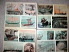 Lot 12 1934 Compton s Picture Teaching Plates Water Air Transportation Complete 